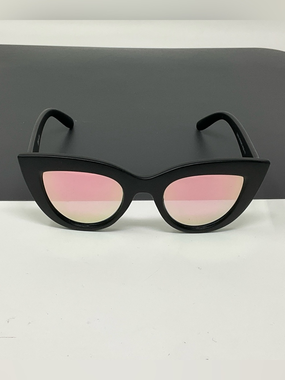 SOJOS SUNGLASSES pink mirror lenses cat eye